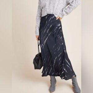 NWT  Velvet by Graham and Spencer Trina Bias Midi Skirt. Size M